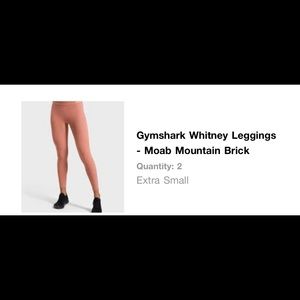 Gymshark x Whitney Simmons leggings